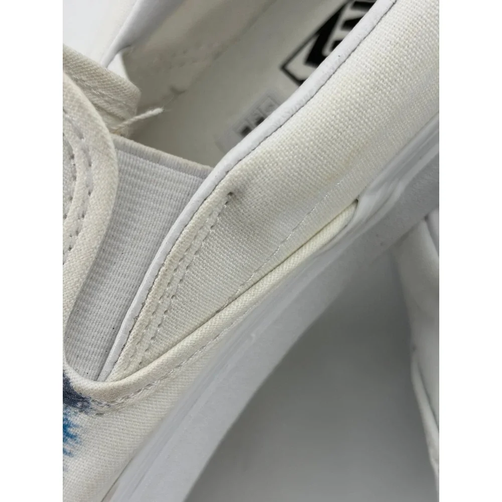 VANS Slip-On Canvas Sneakers Graphic Gear Print, M (9) W (10.5) NWOT